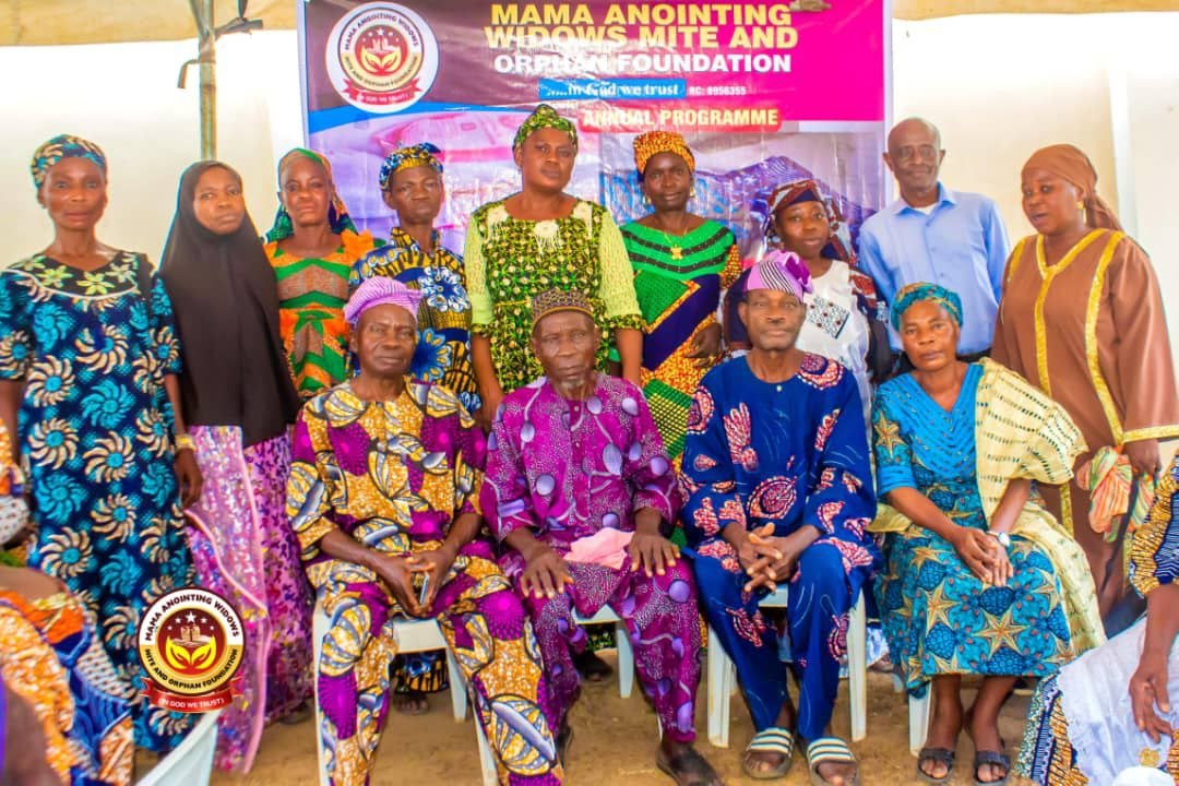 Foundation members and community participants gathered after an outreach